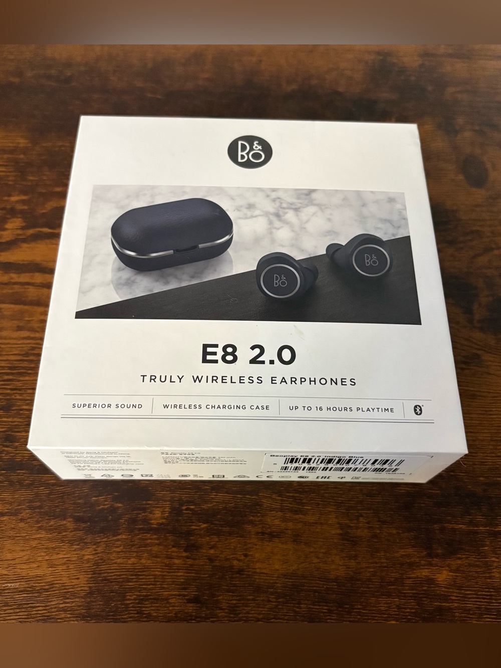 Bang & Olufsen Beoplay E8 2.0 Indigo Blue Wireless Earbuds + Charging Case